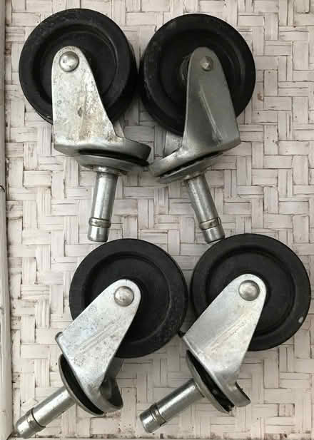 Photo of free Castor wheels (FelixstoweWoodbridgeFreegle CGA IP12) #1