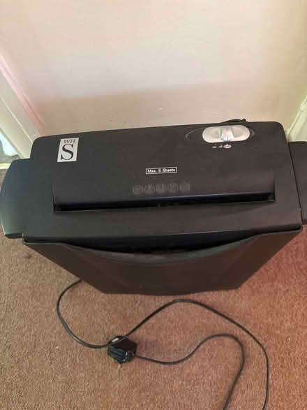 Photo of free Paper shredder (Widcombe BA2) #1