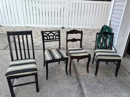 Photo of free Vintage wooden chairs (North wildwood NJ) #4