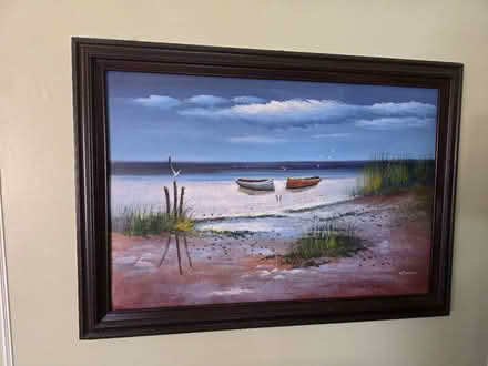Photo of free Framed canvas painting (South Ozone Park) #1
