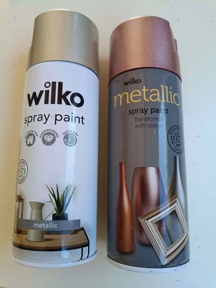 Photo of free Cans metallic spray paint for craft (Sherrard's Green WR14) #1