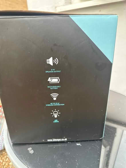 Photo of free Led karaoke speaker with mic (Waverley Road. SE187TJ) #2
