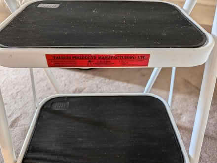 Photo of free Sturdy Step Stool, three steps (Ulverley Green B92) #1