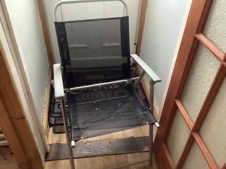 Photo of free 4 folding garden chairs (IP32 Fornham Road area) #1