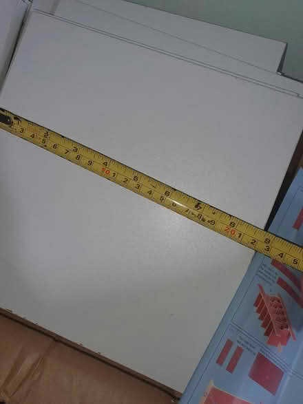 Photo of free Assorted random mdf shelves white (Luton) #4