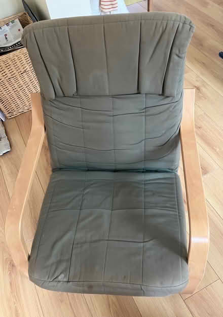 Photo of free 2 green Ikea Poang chairs (Edinburgh EH4 / Stanley, Perth) #2