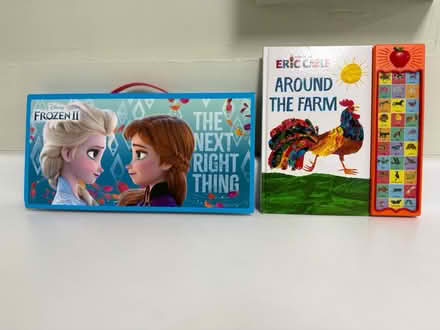 Photo of free Crayon-paint set, farm animal book (1075 Valencia Avenue) #1