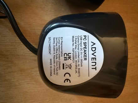 Photo of free Computer speakers (Advent) (Merry Hill WD23) #2