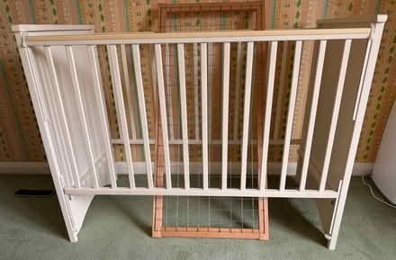 Photo of free Traditional Drop Side Child's Cot White (Langley SL3) #4