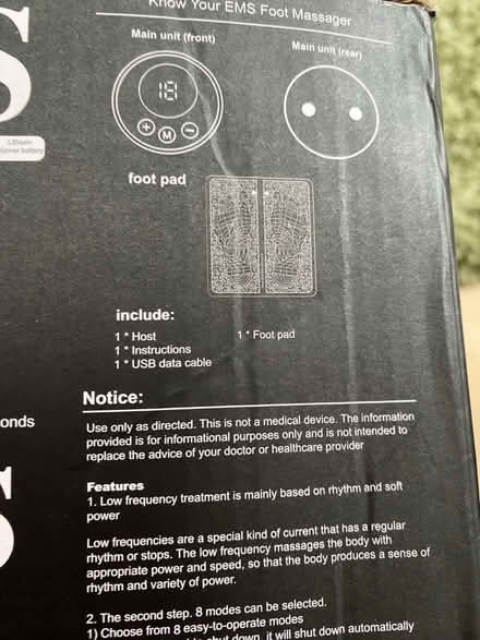 Photo of free EMS Foot Massager (Clayton Heights BD6) #2