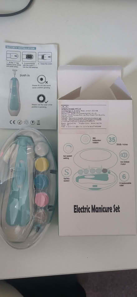 Photo of free Baby/child nail file kit (Farington PR25) #1