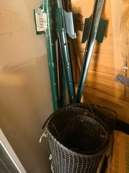 Photo of free Mesh fencing , 6 stakes with hooks (Birchwood Drive, Boulder) #1