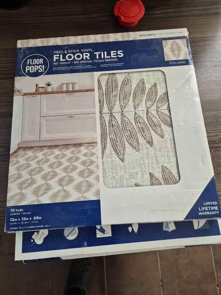 Photo of free Adhesive Floor Tiles (Winyates Green B98) #1