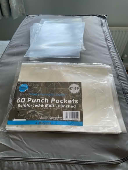 Photo of free A4 Clear plastic folders/pockets (Sale M33) #1