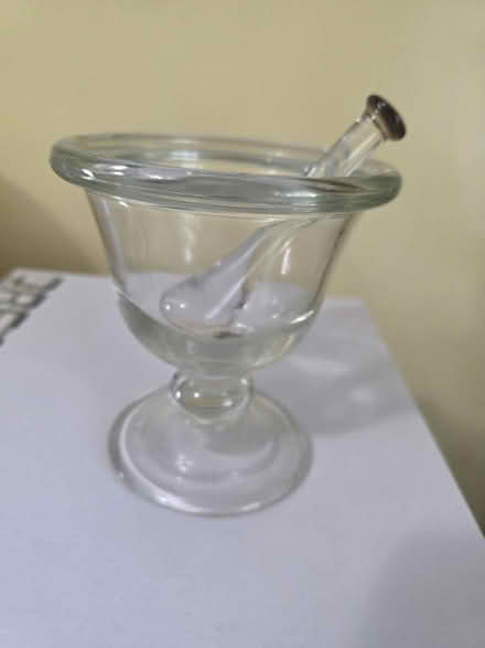 Photo of free glass mortar and pestle set (South Ozone Park) #1