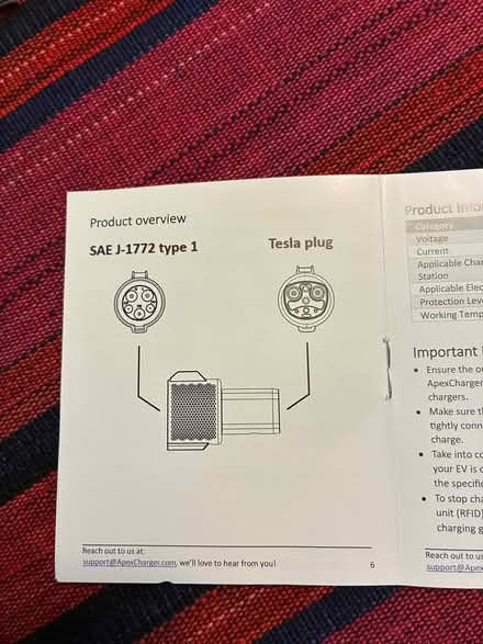 Photo of free APEX charger converter (Mill Valley) #1