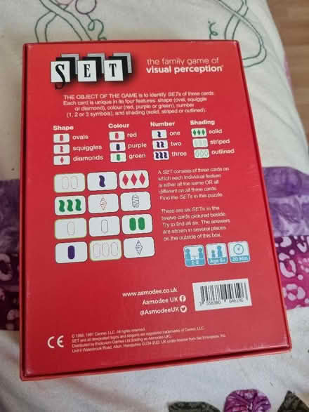 Photo of free "Set" visual perception family game. (Alperton HA0) #4