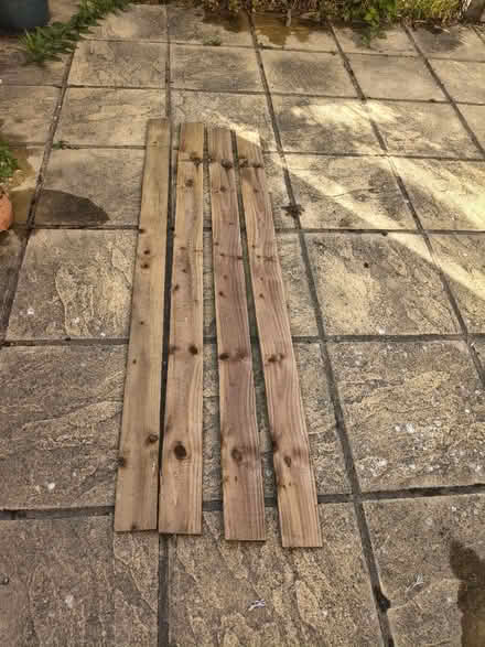 Photo of free 4 x featherboard fencing planks (Crofton BR6) #1