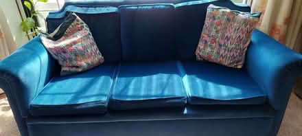 Photo of free Blue sofa (New Hinksey OX1) #1