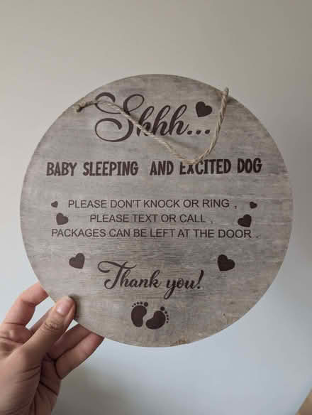 Photo of free Door sign (Herne Hill SE24) #1