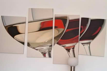 Photo of free Amazon Wall Art - Wine Glasses (Crofton Park, Brockley) #1