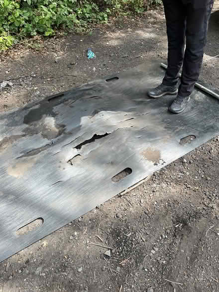 Photo of sheet of plastic/aluminium (Salford 6 M6 8) #1
