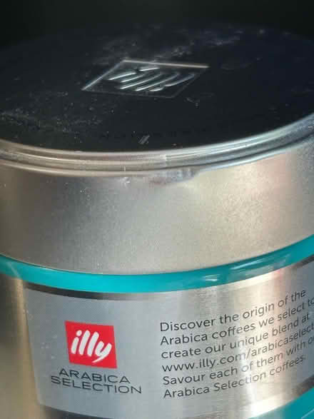 Photo of free 12 empty steel coffee tins 14.5cm tall and 9cm diameter (Shenley Fields B29) #4