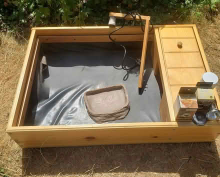 Photo of free Tortoise table (Forest Green) #2