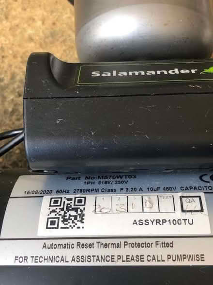 Photo of free Domestic water booster pump (Aston OX18) #2