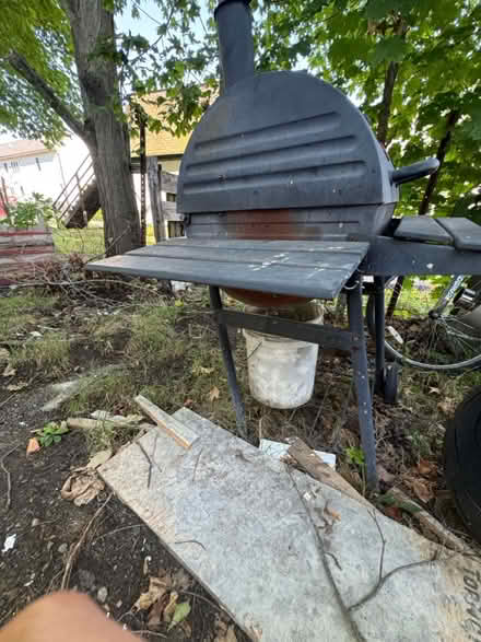 Photo of free Abandoned motorcycle, grill,etc (randolph, ma) #3