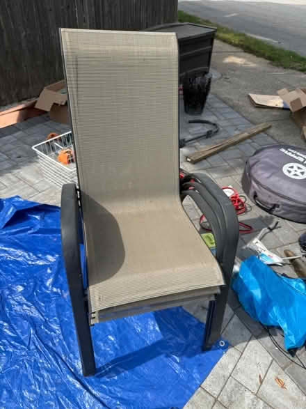 Photo of free Outdoor chairs (Oak Hill, Pawtucket) #2