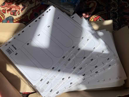 Photo of free File dividers (Boscombe BH1) #1