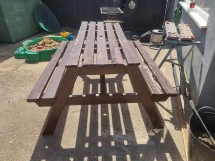 Photo of free Picnic table (EN11 rye house area) #2
