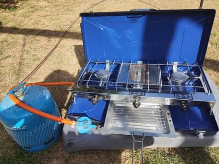Photo of free Camping stove, gas and table (Longbridge, B31) #1