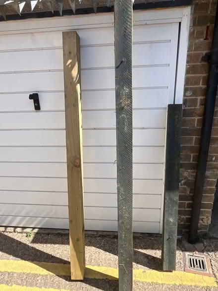 Photo of free Fence posts / treated timber (Kennington SE11) #1