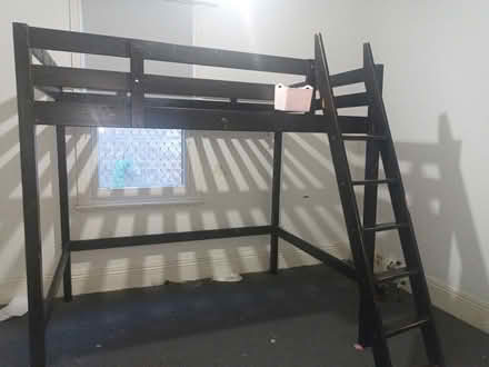 Photo of free IKEA double Loft bed base + ladder (Moonee Ponds) #2