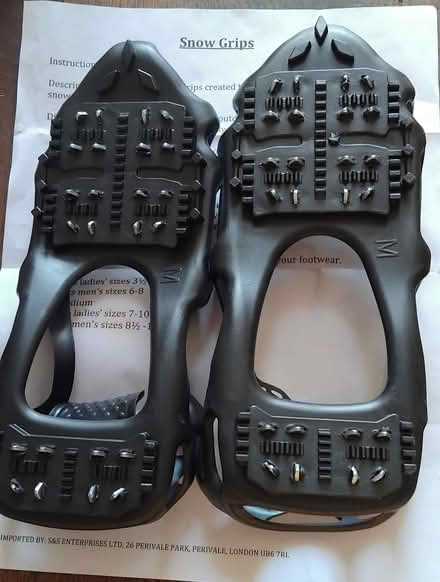 Photo of free Snow / ice grips (Finchley Church End N3) #1