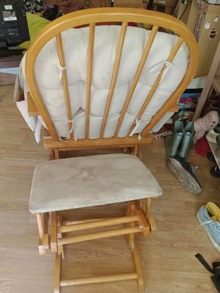 Photo of free Upcycling project: Maternity/feeding rocking chair and stool (Battle RG30) #1