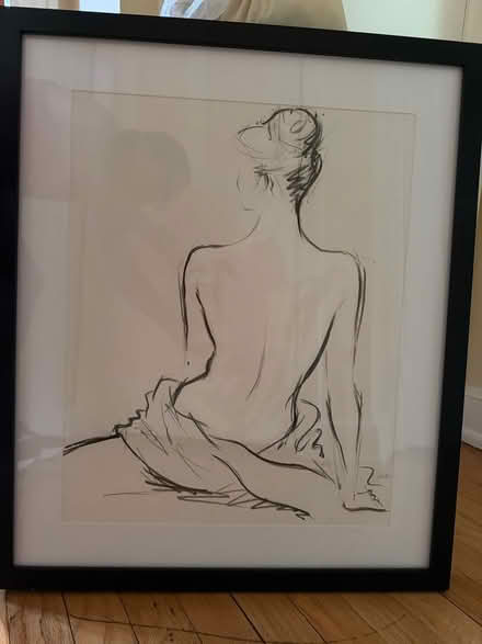 Photo of free Framed drawing (Metuchen NJ) #1