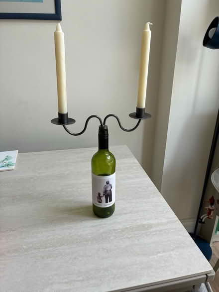 Photo of free Candle holder for wine bottle (Sandycove) #1