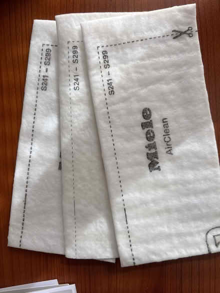 Photo of free 3x air filters Miele vacuum cleaner (windsor SL4) #1