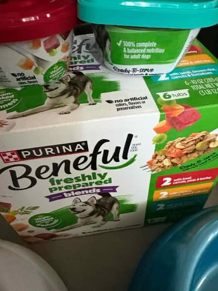 Photo of free Dog food, bowls and storage (Lakewood) #1
