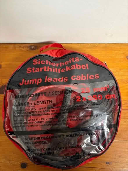Photo of free Jump leads (Hillcliffe WA4) #1