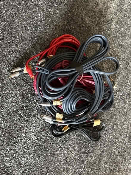Photo of free Audio phono leads (Winkfield Row RG42) #1