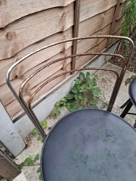 Photo of free 2 Metal Chairs (Manchester M12) #4