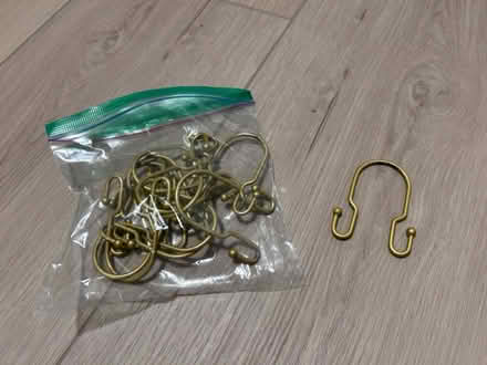 Photo of free Shower curtain cover with hooks (east Petaluma) #3