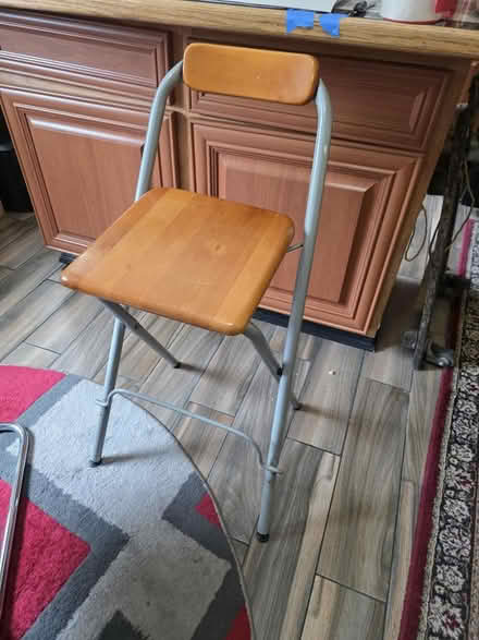 Photo of free folding counter-height stool (South Ozone Park) #2