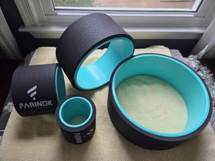 Photo of free PT/Yoga/exercise wheels, never used (Laurel) #1