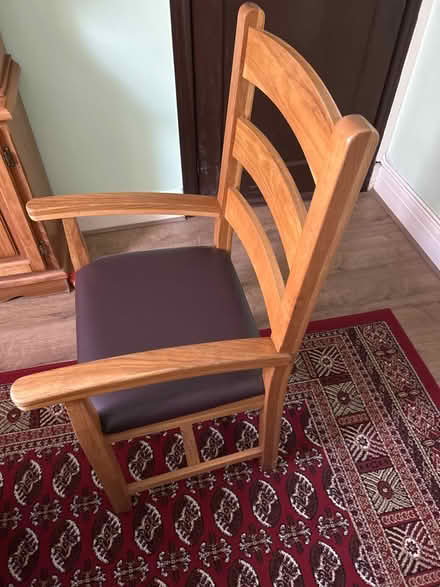 Photo of free Wooden high back chair (Greenfield CH8) #2
