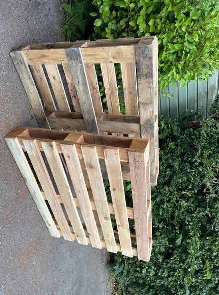 Photo of free Two wooden pallets (Weaverham CW8) #1